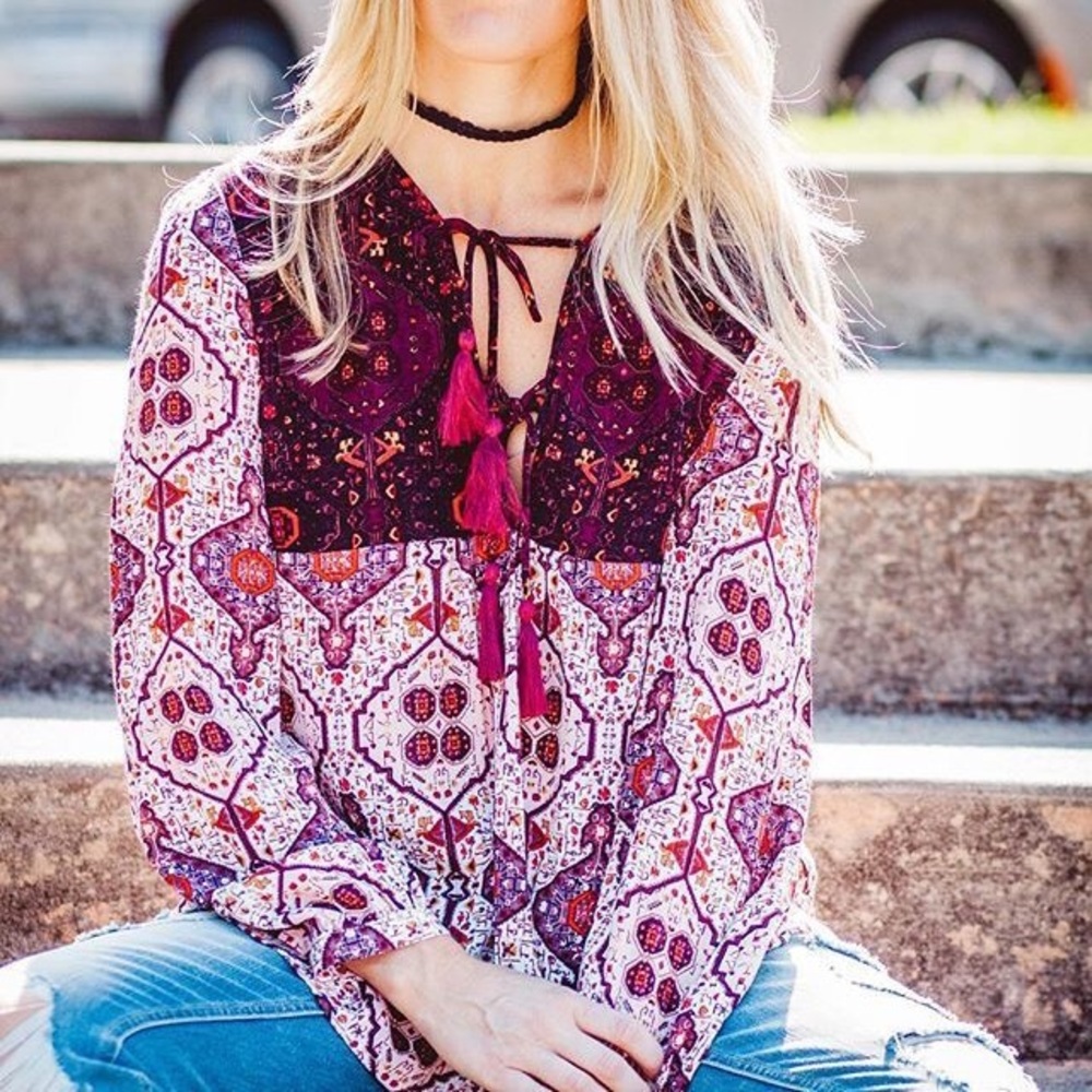 boho top